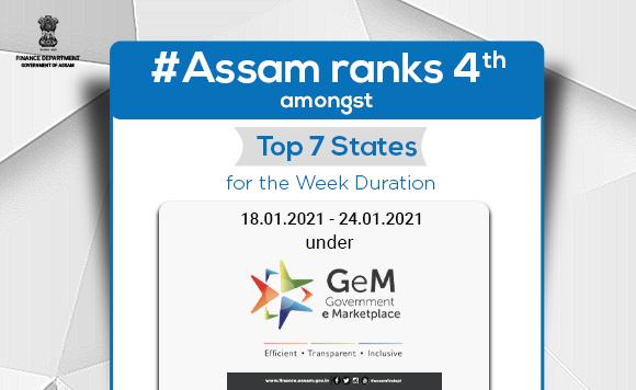 Assam ranks 4th in GeM