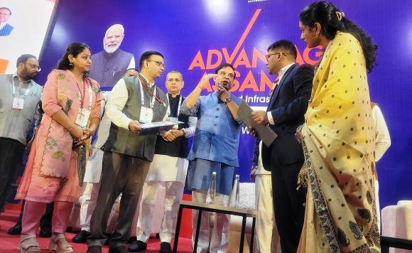 Finance Department Signing MoU During Advantage Assam 2.0